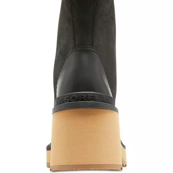 Sorel Hi-Line Lace Up Lug Combat Boots leather Chunky Waterproof - Picture 8 of 9